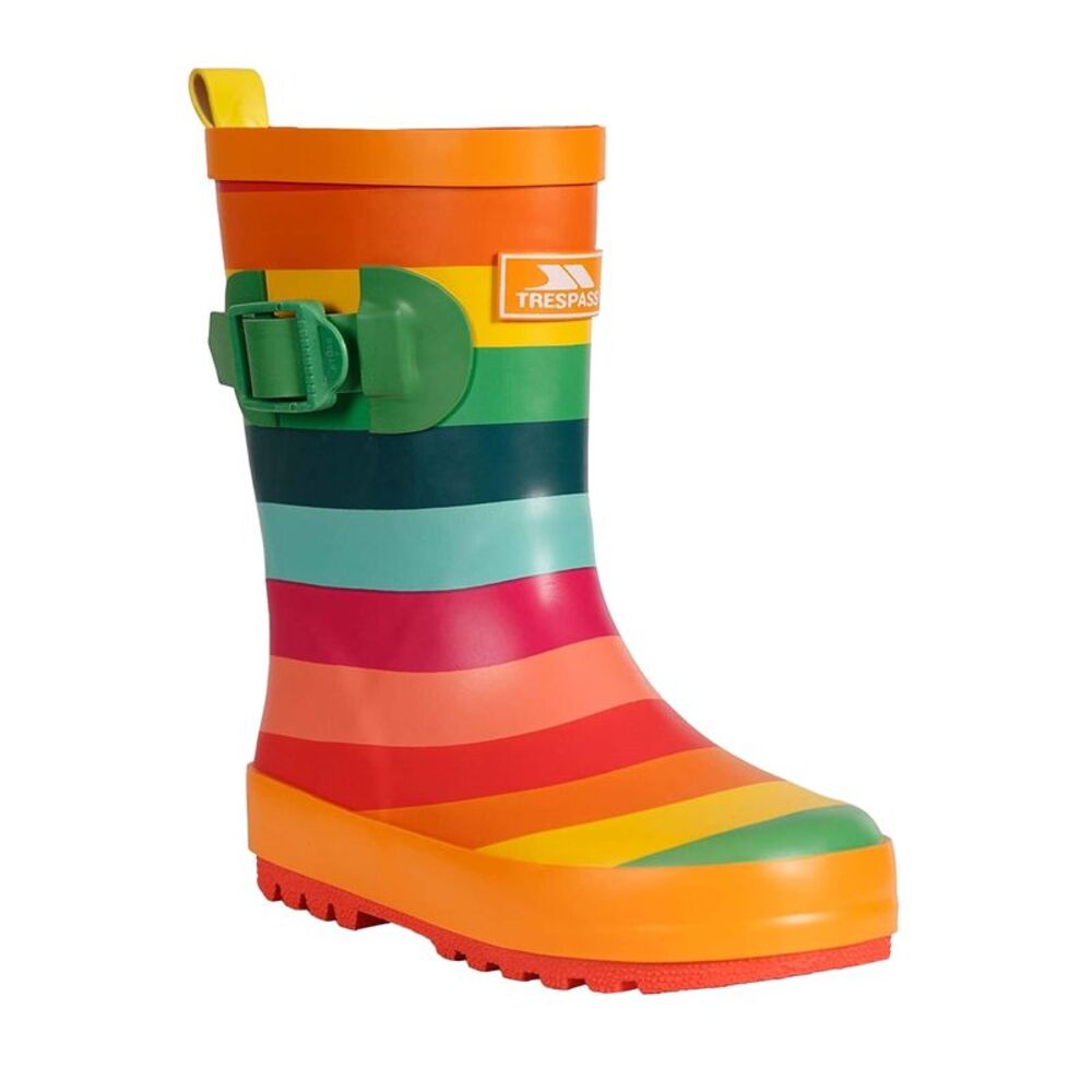 Trespass Childrens/Kids Puddle Galoshes / Multicolored Stripe